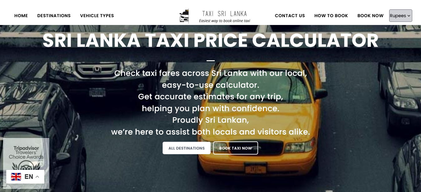 Srilanka Taxi Calculator